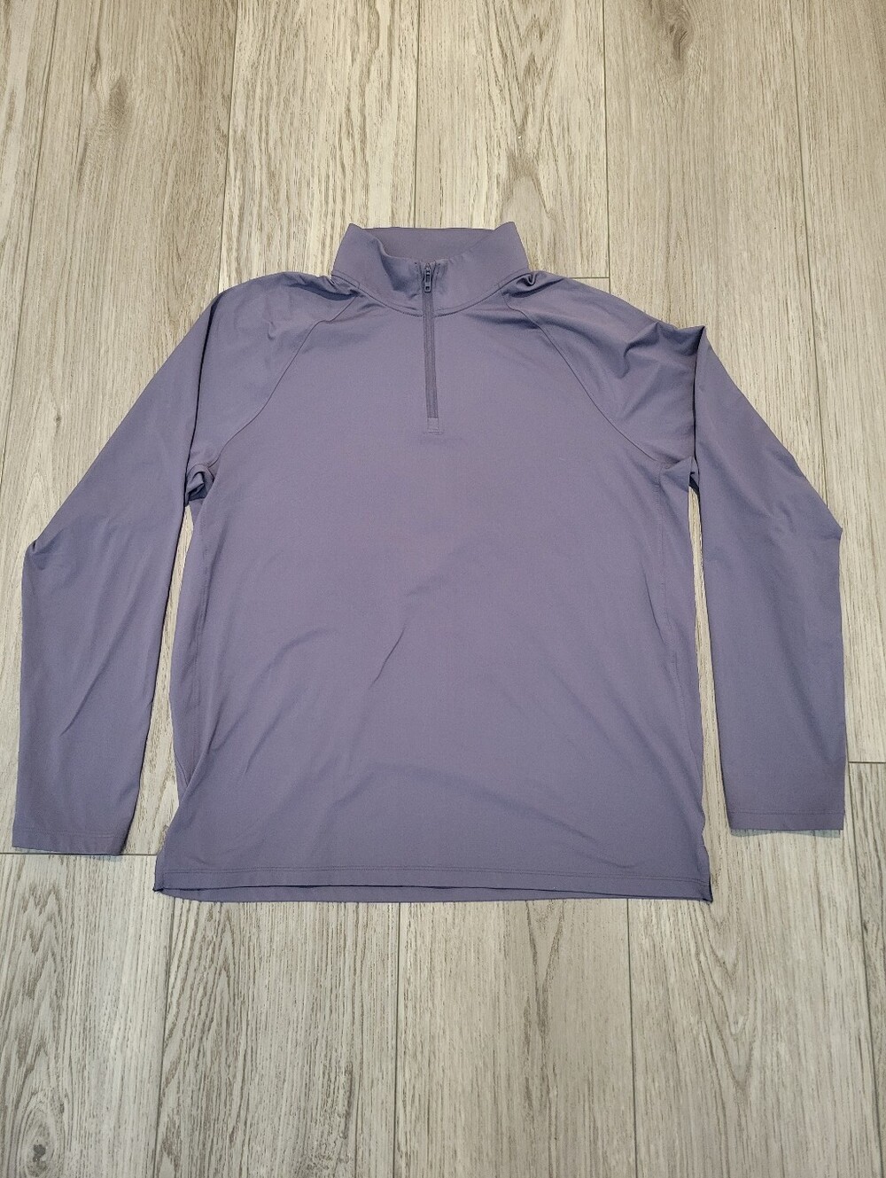 Under Armour Men's Half-Zip Long Sleeve Collar Shirt - Blue/Gray Size Large
